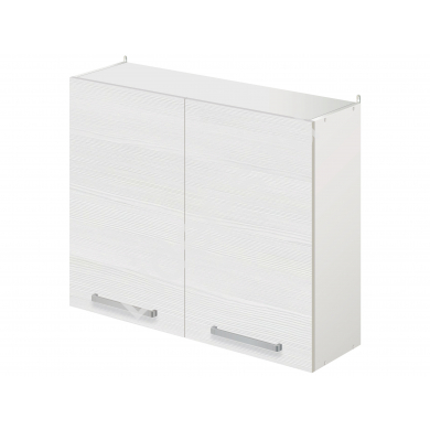 Шкаф настенный кухонный с полкой «Стиль» 800*300*720 (бодега белая)