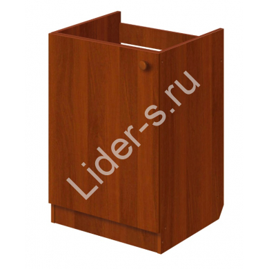 Тумба под мойку из ЛДСП с полочкой (дном) 500*600; цвет орех