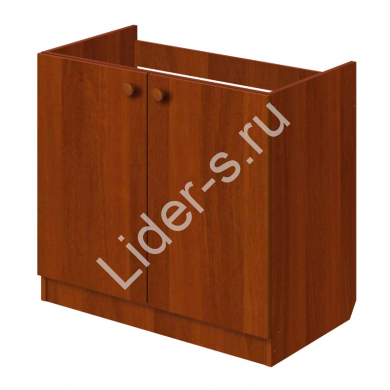 Тумба под мойку из ЛДСП с полочкой (дном) 800*600; цвет орех